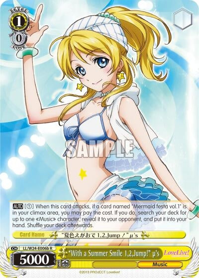 ’With a Summer Smile 1,2,Jump!’ u’s (B) (24006) [LL/W24] - Weiss Schwarz Single