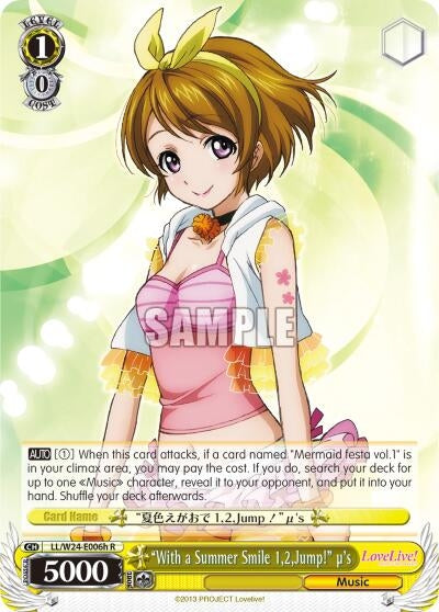 ’With a Summer Smile 1,2,Jump!’ u’s (H) (24006) [LL/W24] - Weiss Schwarz Single