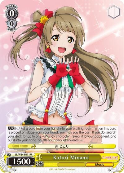 Kotori Minami (24011) [LL/W24] - Weiss Schwarz Single