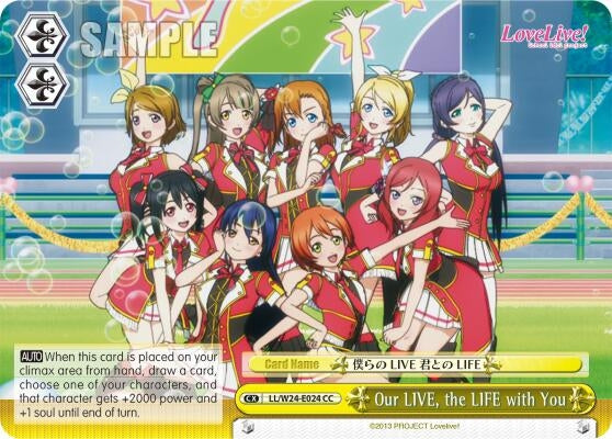 Our LIVE the LIFE with You (24024) [LL/W24] - Weiss Schwarz Single