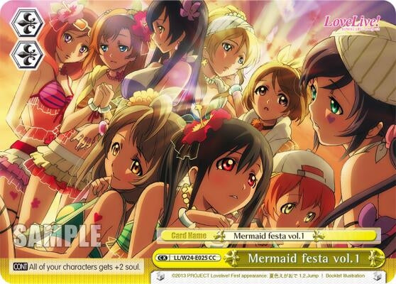 Mermaid festa vol.1 (24025) [LL/W24] - Weiss Schwarz Single