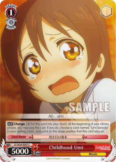 Childhood Umi (24067) [LL/W24] - Weiss Schwarz Single