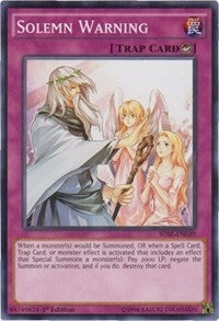 Solemn Warning (39) (SDSE) - YuGiOh Single
