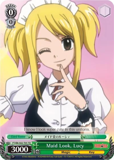 Maid Look Lucy (205) [FT/EN-S02] - Weiss Schwarz Single