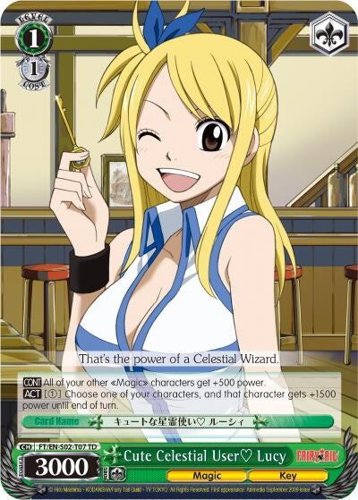 Cute Celestial User? Lucy (207) [FT/EN-S02] - Weiss Schwarz Single
