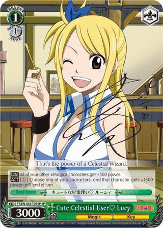 Cute Celestial User? Lucy (SP) (207) [FT/EN-S02] - Weiss Schwarz Single
