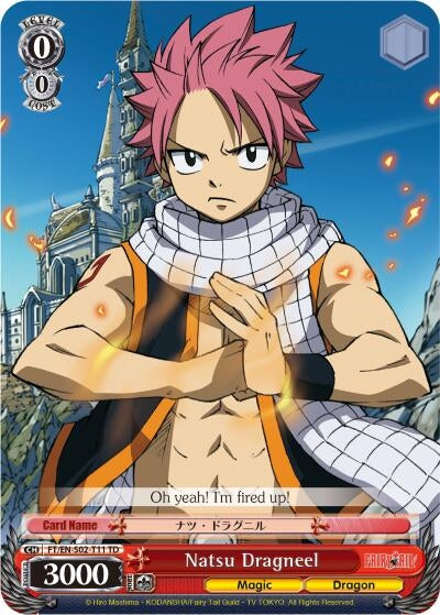 Natsu Dragneel (211) [FT/EN-S02] - Weiss Schwarz Single