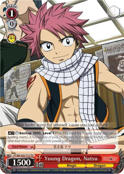Young Dragon Natsu (212) [FT/EN-S02] - Weiss Schwarz Single