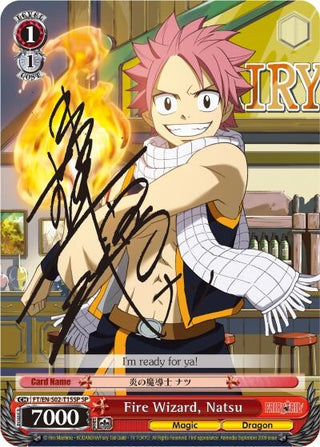 Fire Wizard Natsu (SP) (215) [FT/EN-S02] - Weiss Schwarz Single