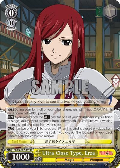 Ultra Close Type Erza (2009) [FT/EN-S02] - Weiss Schwarz Single