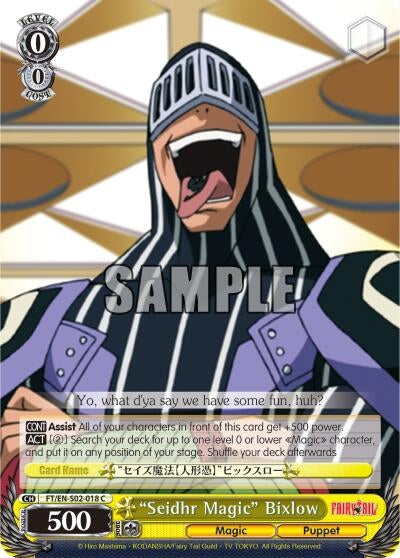 ’Seidhr Magic’ Bixlow (2018) [FT/EN-S02] - Weiss Schwarz Single