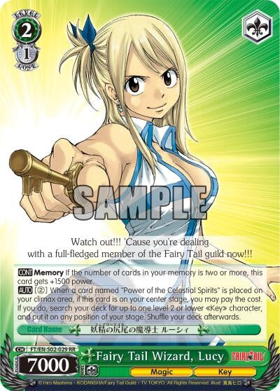 Fairy Tail Wizard Lucy (2029) [FT/EN-S02] - Weiss Schwarz Single