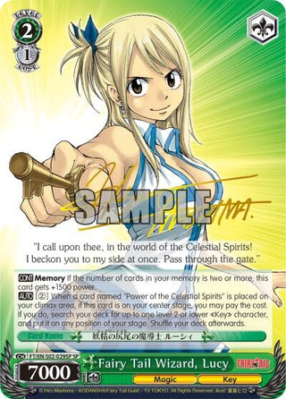 Fairy Tail Wizard Lucy (SP) (2029) [FT/EN-S02] - Weiss Schwarz Single