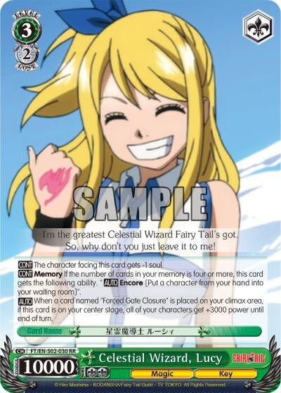 Celestial Wizard Lucy (2030) [FT/EN-S02] - Weiss Schwarz Single