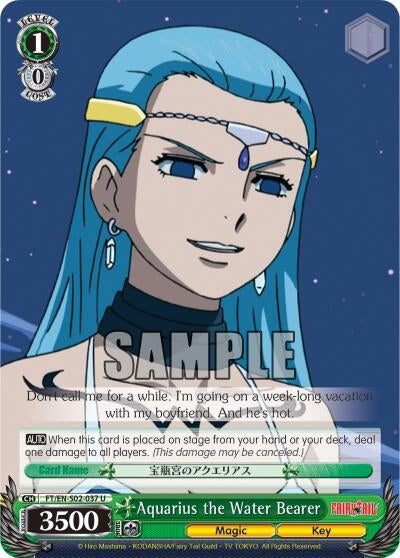 Aquarius the Water Bearer (2037) [FT/EN-S02] - Weiss Schwarz Single