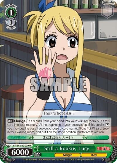 Still a Rookie Lucy (2039) [FT/EN-S02] - Weiss Schwarz Single