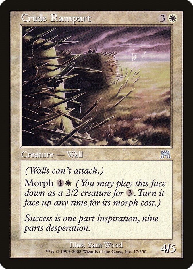 Crude Rampart (17) [ONS] - MTG Single