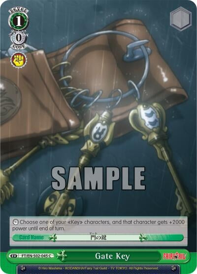 Gate Key (2045) [FT/EN-S02] - Weiss Schwarz Single