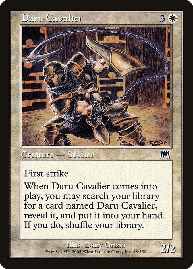 Daru Cavalier (18) [ONS] - MTG Single