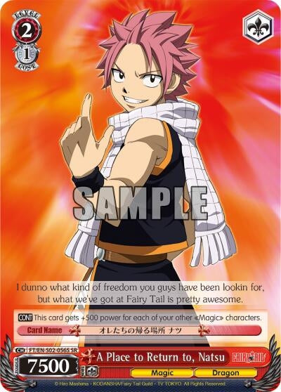 A Place to Return to Natsu (SR) (2056) [FT/EN-S02] - Weiss Schwarz Single