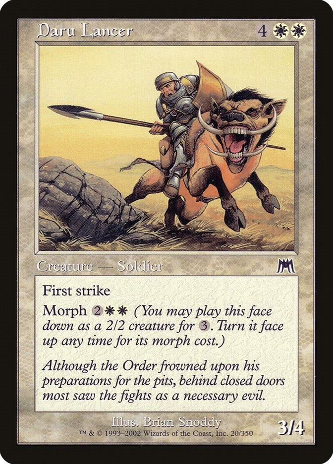 Daru Lancer (20) [ONS] - MTG Single