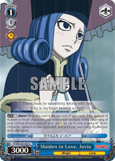Maiden in Love Juvia (2082) [FT/EN-S02] - Weiss Schwarz Single