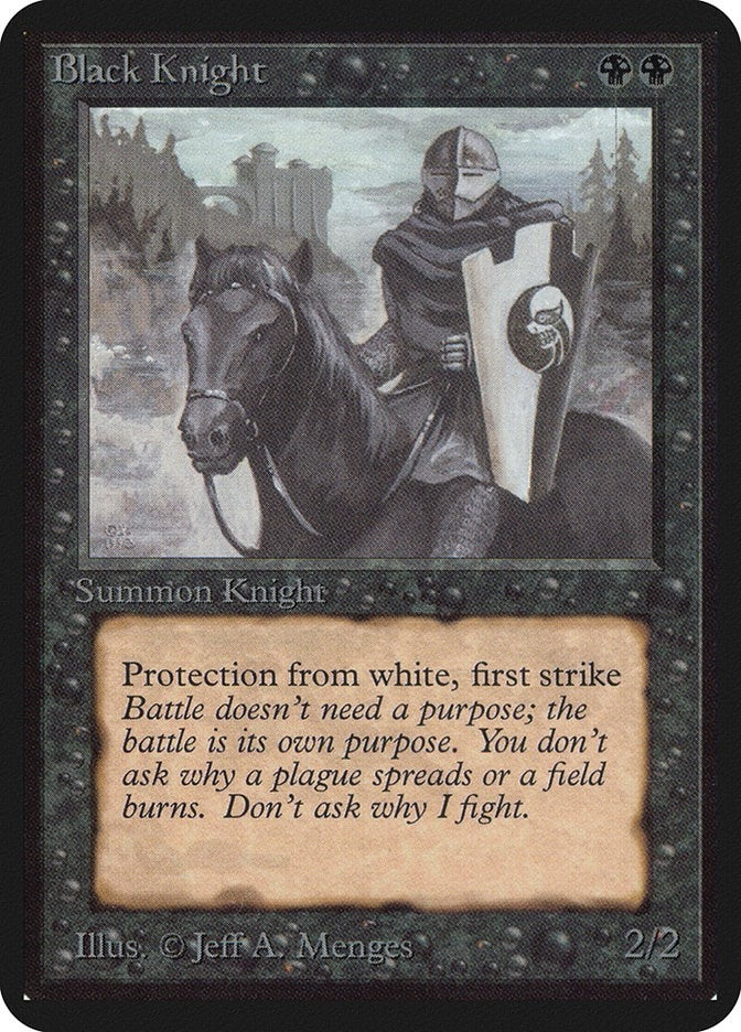 Black Knight [LEA] - MTG Single