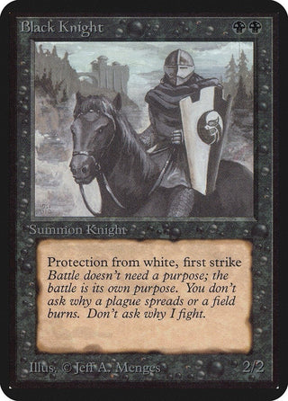 Black Knight [LEA] - MTG Single