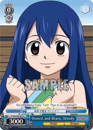 Honest and Brave Wendy (2091) [FT/EN-S02] - Weiss Schwarz Single