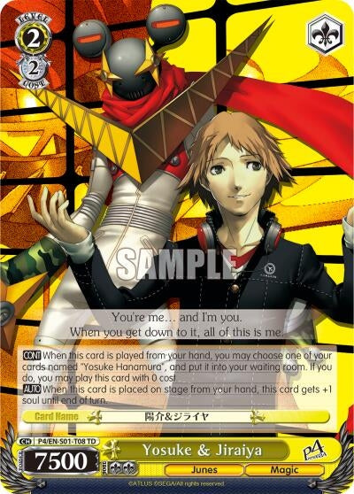 Yosuke & Jiraiya (40108) [P4/EN-S01] - Weiss Schwarz Single