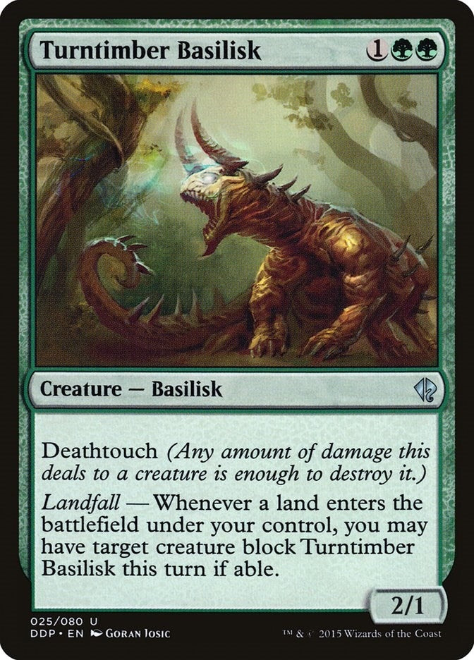 Turntimber Basilisk (25) [DDP] - MTG Single
