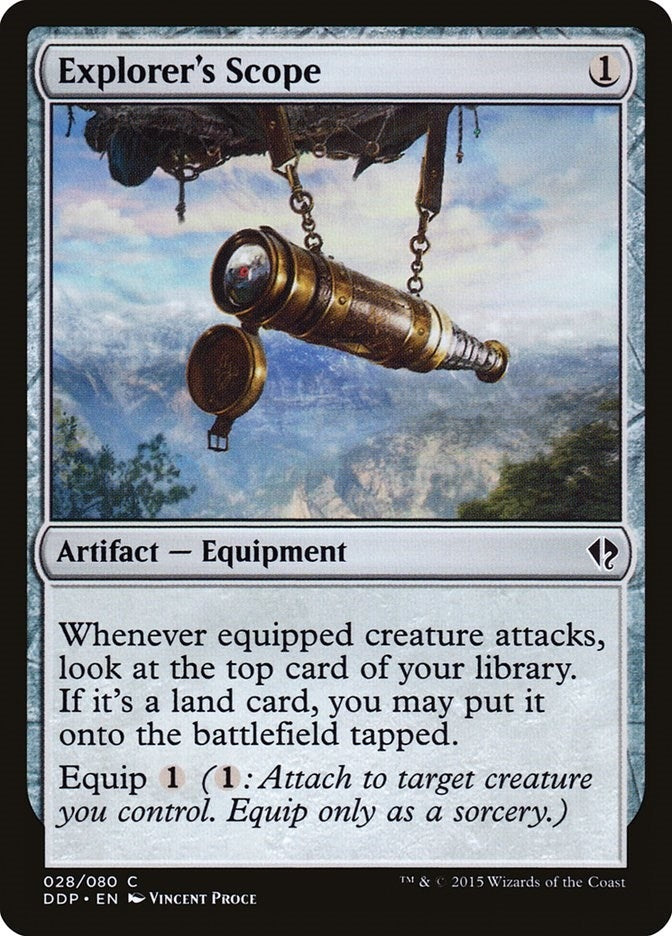 Explorer’s Scope (28) [DDP] - MTG Single