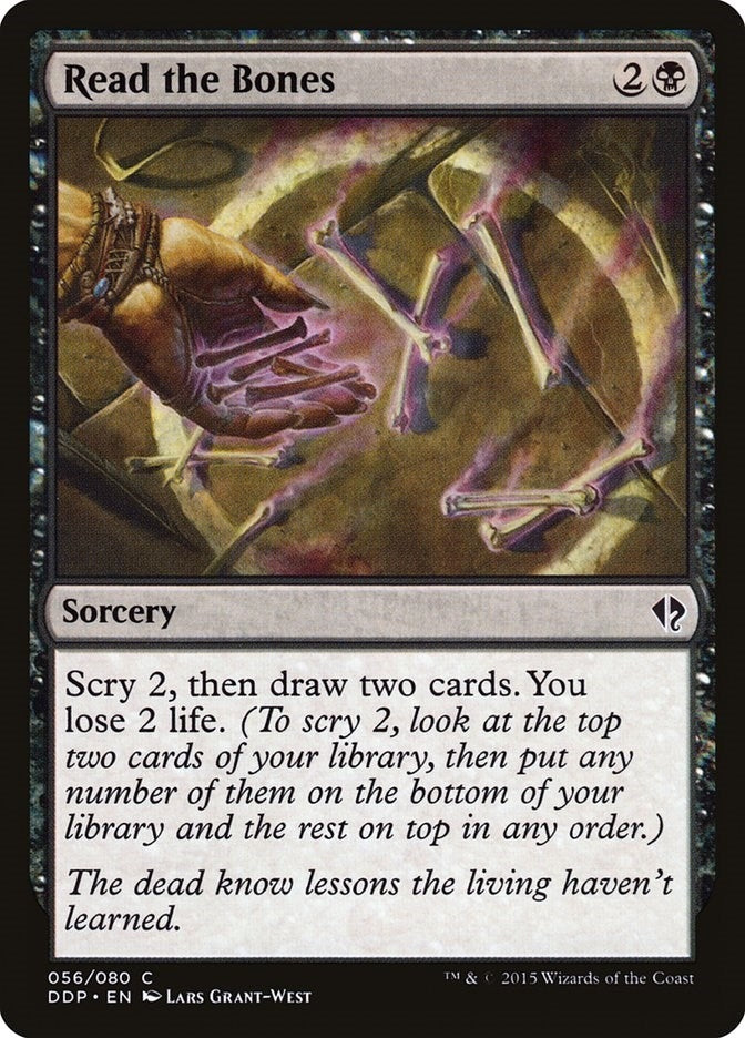 Read the Bones (56) [DDP] - MTG Single