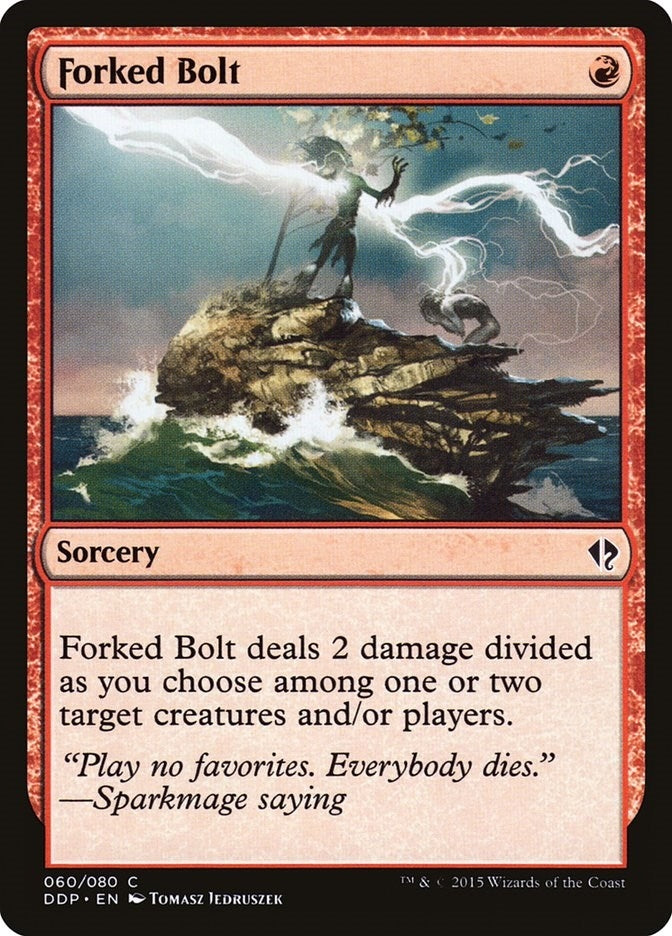 Forked Bolt (60) [DDP] - MTG Single
