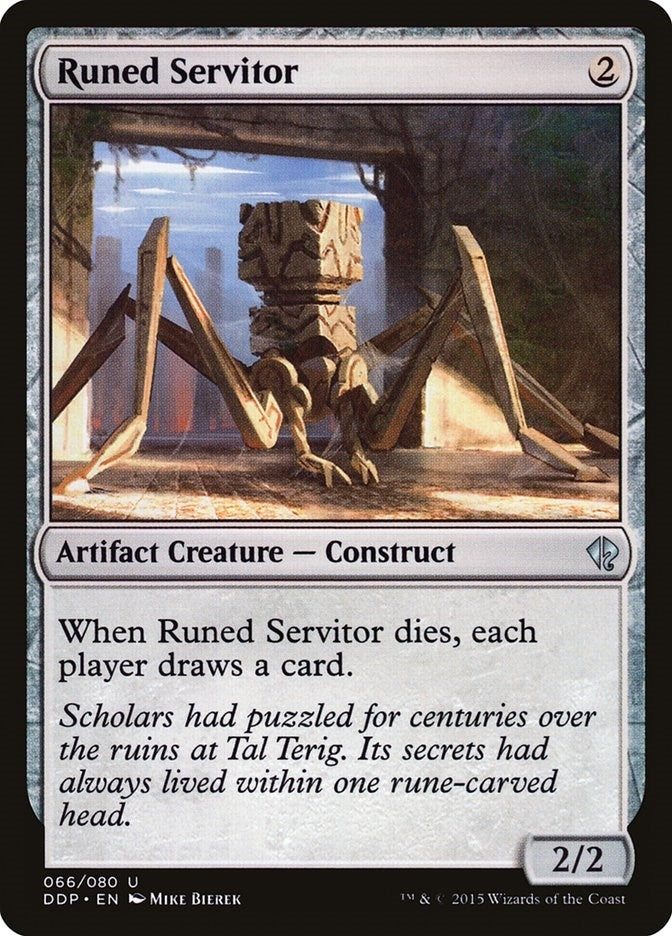 Runed Servitor (66) [DDP] - MTG Single