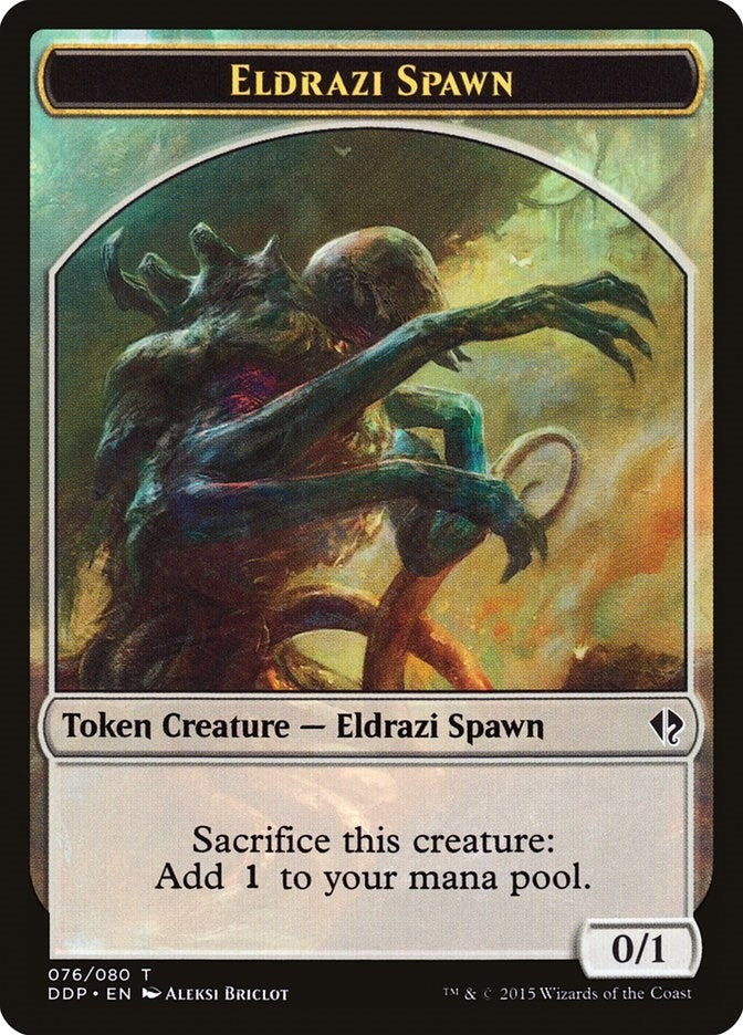Eldrazi Spawn Token (076) (0) [DDP] - MTG Single