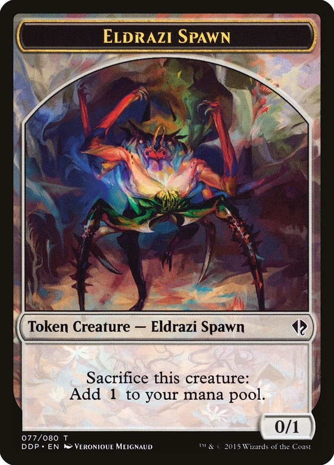 Eldrazi Spawn Token (077) (0) [DDP] - MTG Single