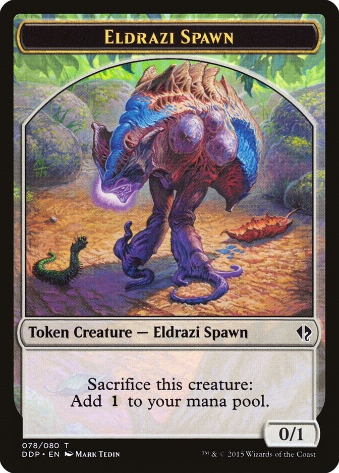 Eldrazi Spawn Token (078) (0) [DDP] - MTG Single