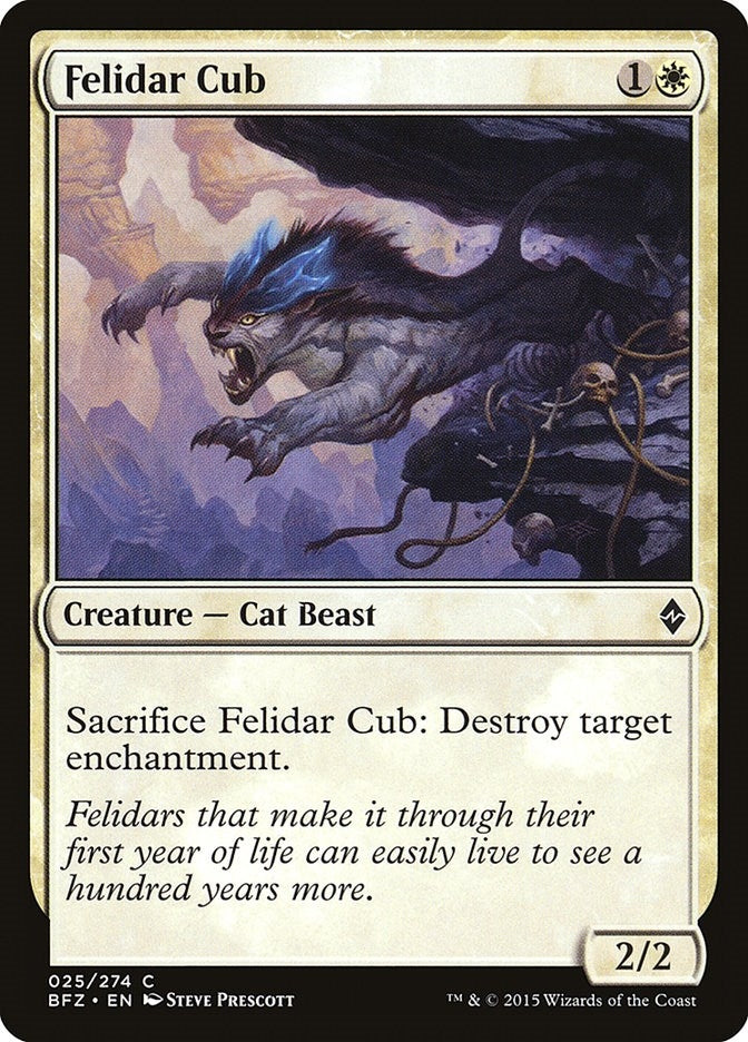 Felidar Cub (25) [BFZ] - MTG Single