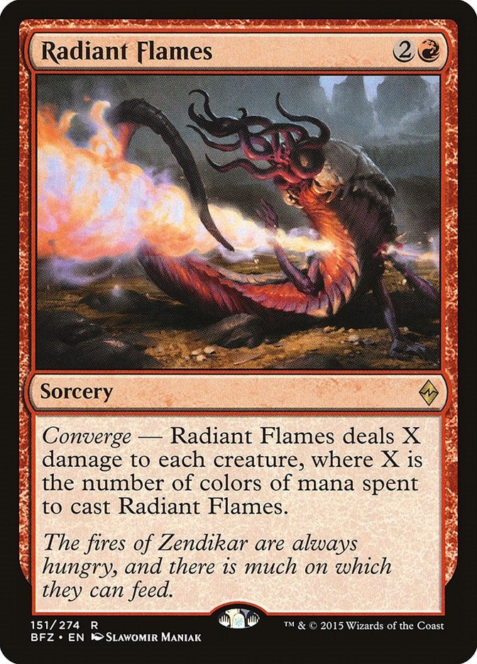 Radiant Flames (151) [BFZ] - MTG Single