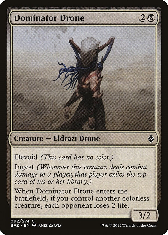 Dominator Drone (92) [BFZ] - MTG Single
