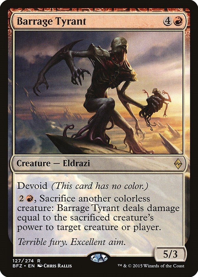 Barrage Tyrant (127) [BFZ] - MTG Single