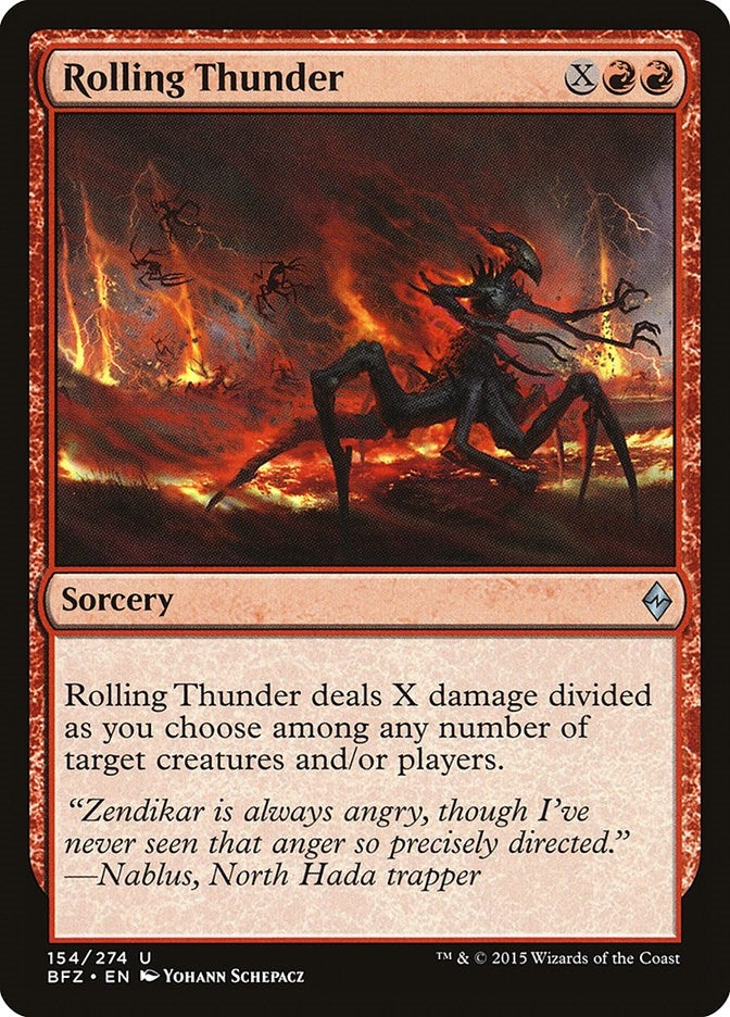 Rolling Thunder (154) [BFZ] - MTG Single