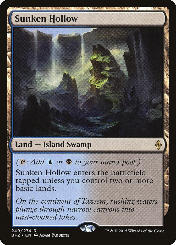 Sunken Hollow (249) [BFZ] - MTG Single