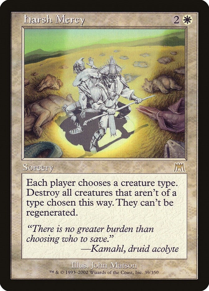 Harsh Mercy (39) [ONS] - MTG Single