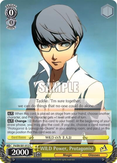 WILD Power Protagonist (401012) [P4/EN-S01] - Weiss Schwarz Single