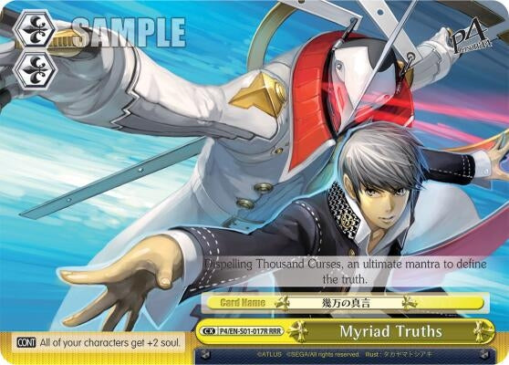 Myriad Truths (RRR) (401017) [P4/EN-S01] - Weiss Schwarz Single