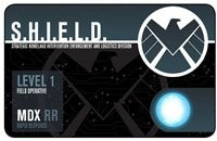 S.H.I.E.L.D. Level 1 ID Card (8) [NF:AoS] - Heroclix Sealed