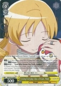 Living Everyday Like a Dream Mami (35008) [MM/W35] - Weiss Schwarz Single