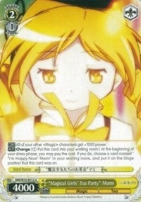 ’Magical Girls’ Tea Party’ Mami (35012) [MM/W35] - Weiss Schwarz Single